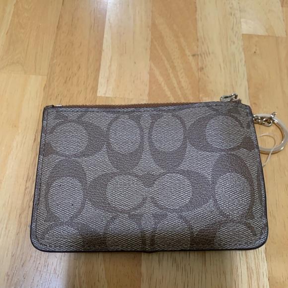 Coach Brown Keychain Coin Purse - Picture 2 of 4